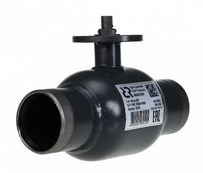 065N0132R RJIP Premium Кран шаровой WW DN65 PN25 GF (приварной, под привод, С/П), Ридан