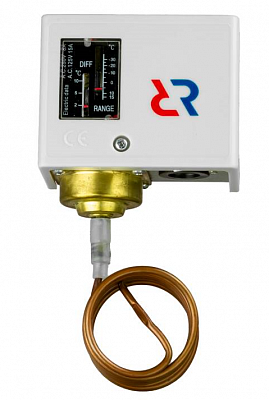060L126266R Реле температуры KP61R, IP44, капиллярная трубка 2 м, контактная группа SPDT, Ридан